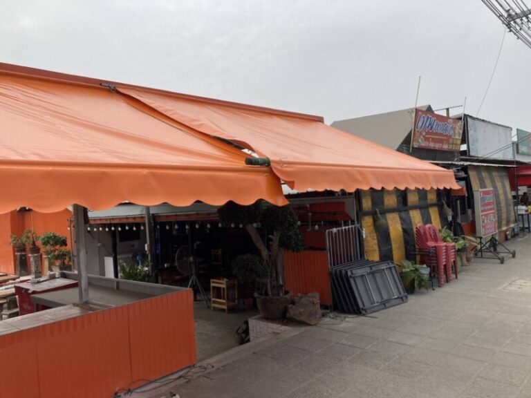 รับติดตั้งผ้าใบหลังคาเลื่อนสไลด์เขาหินซ้อน