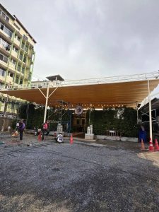 รับติดตั้งผ้าใบหลังคาเลื่อนสไลด์คลองหลวง